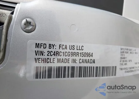 2024 Chrysler Voyager Lx z USA, uszkodzony, nr VIN 2C4RC1CG9RR150964